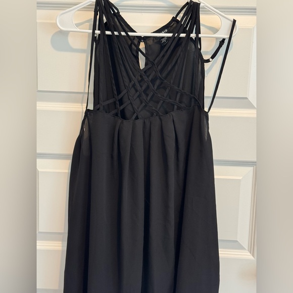 Torrid Elegant Black Strappy Blouse - Picture 2 of 4